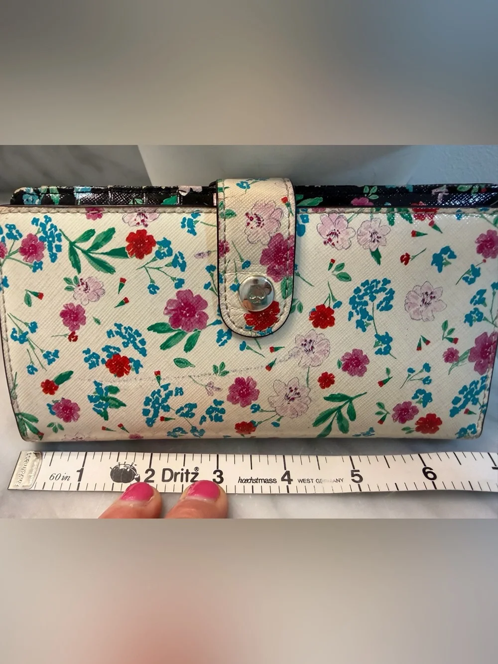 kate spade New York Stacey Floral Zip Wallet Wristlet and coin purse